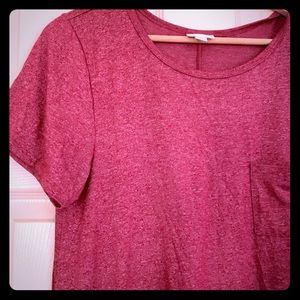 Raspberry Red Hi Low Dress Carly Lularoe
